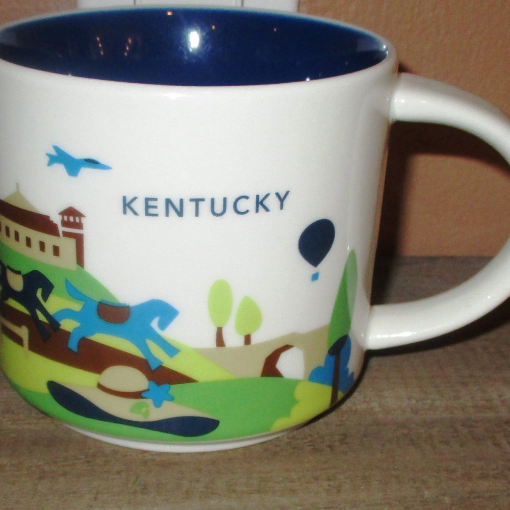 NEW Starbucks Kentucky You Are Here Collection Mug